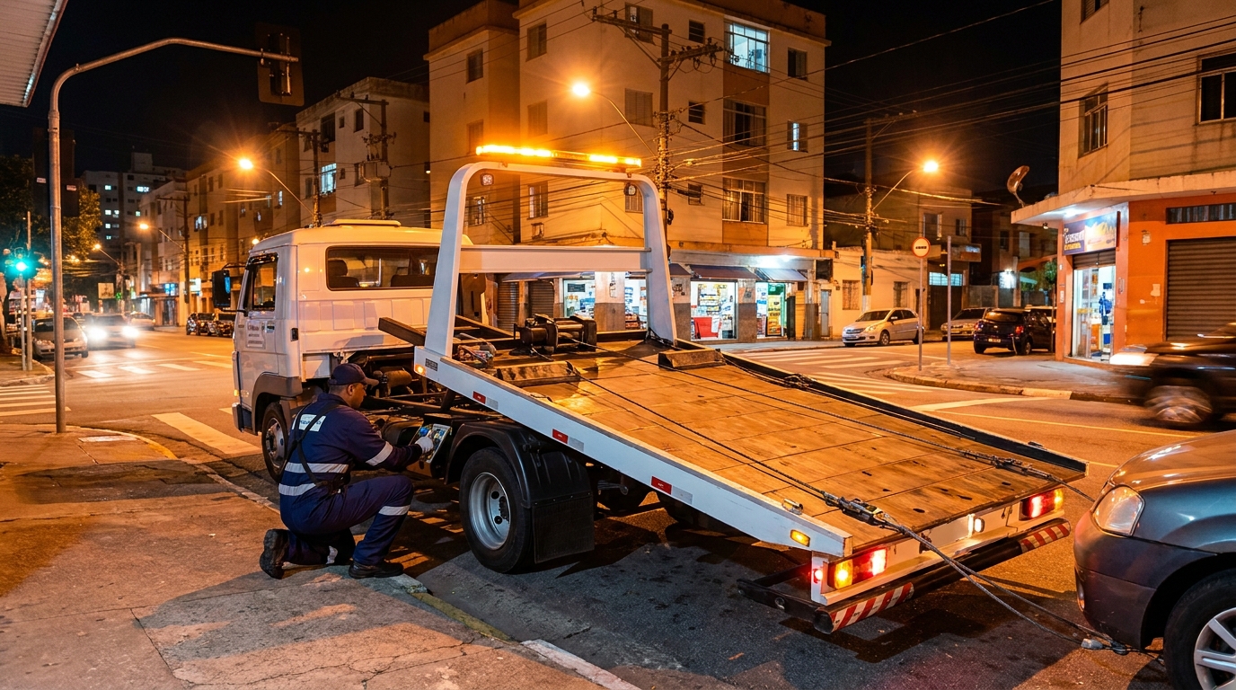 Guincho 24h profissional no Cecap, São José do Rio Preto‑SP